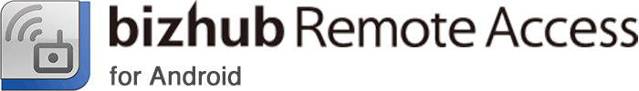 bizhub Remote Access for Android