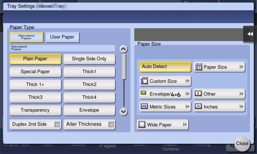 Descriptions of Functions / Utility Keys